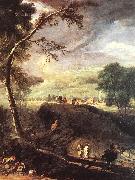 Landscape with River and Figures (detail)